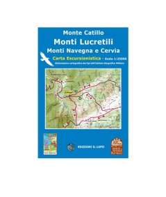 MONTE CATILLO MONTI LUCRETILI MONTI NAVEGNA E CERVIA N°5 - 1:25000