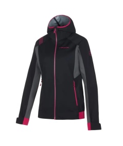 MACNAS SOFTSHELL JKT M Black-Cerise