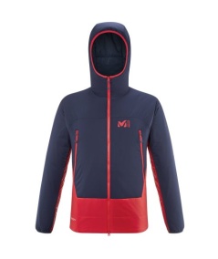 FUSION AIRWARM HOODIE M Rouge-Saphir