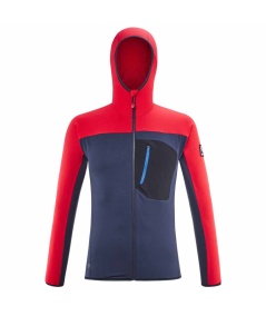 TRILOGY LIGHTGRID HOODIE Saphir-Rouge