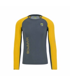 LAVAREDO JERSEY LS Dark Slate-Lemon Curry