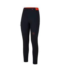 CAMINO TIGHT PANT W Black-Cherry Tomato