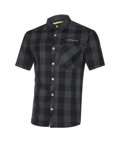 NOMAD SS SHIRT M Carbon-Lime Punch