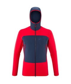 FUSION XCS HOODIE M Rouge-Saphir