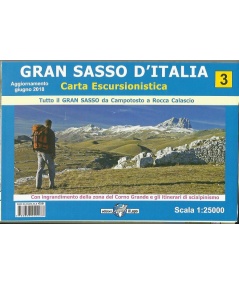 GRAN SASSO D'ITALIA N° 3 - 1:25000 + GUIDA ALLE FERRATE