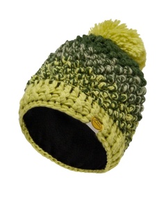 TERRY BEANIE W Tea-Green Banana