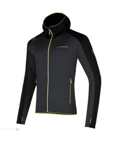 UPENDO HOODY M Carbon-Lime Punch