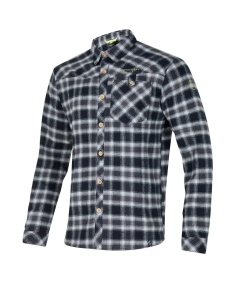 RAMBLER FLANNEL SHIRT M Black-Lime Punch