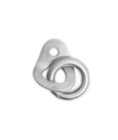 PLACCHETTA INFINITY CON ANELLO FORO 10mm INOX 316L