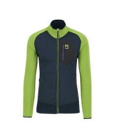 ODLE FLEECE Midnight-Flash Green