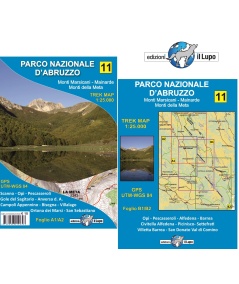 PARCO NAZIONALE D'ABRUZZO N°11 - 1:25000